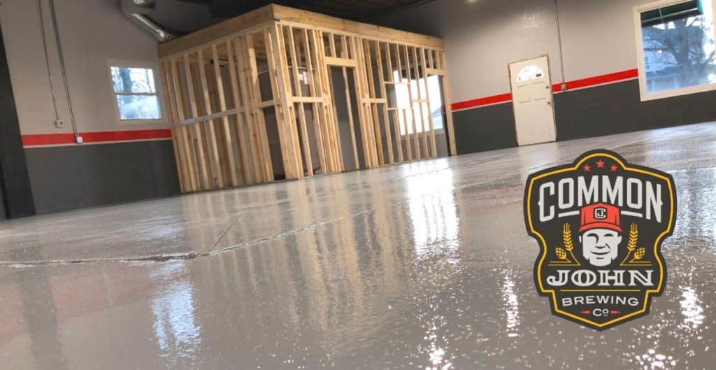 Great news, Common John fans! The brewhouse floor is complete. There were a couple s…