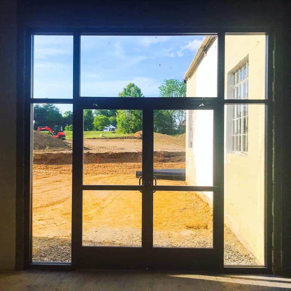 The main entrance has arrived. Cheers 🍻.